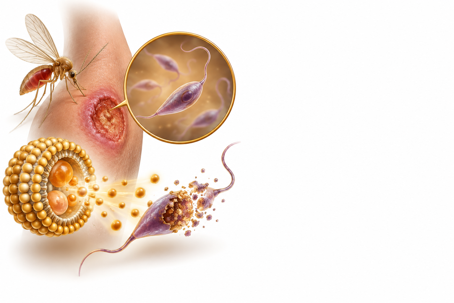 امفوترسين ب | amphotericin B — رسم توضيحي لفئة داء الليشمانيات