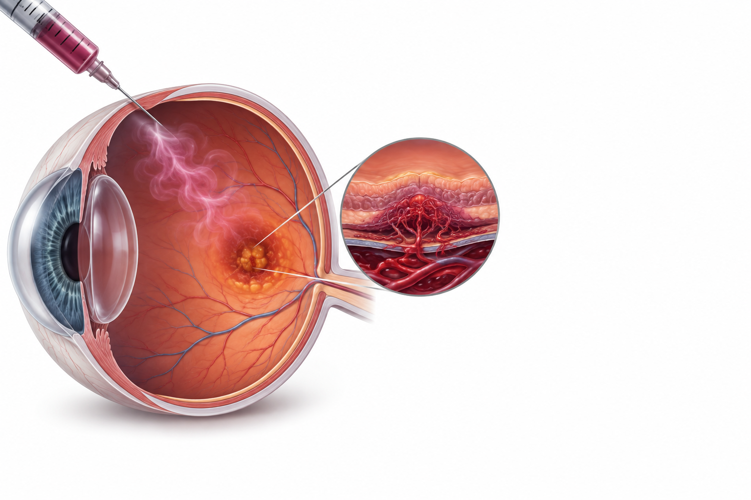 برولوسيزوماب | Brolucizumab — رسم توضيحي لفئة التنكس البقعي المرتبط بالعمر