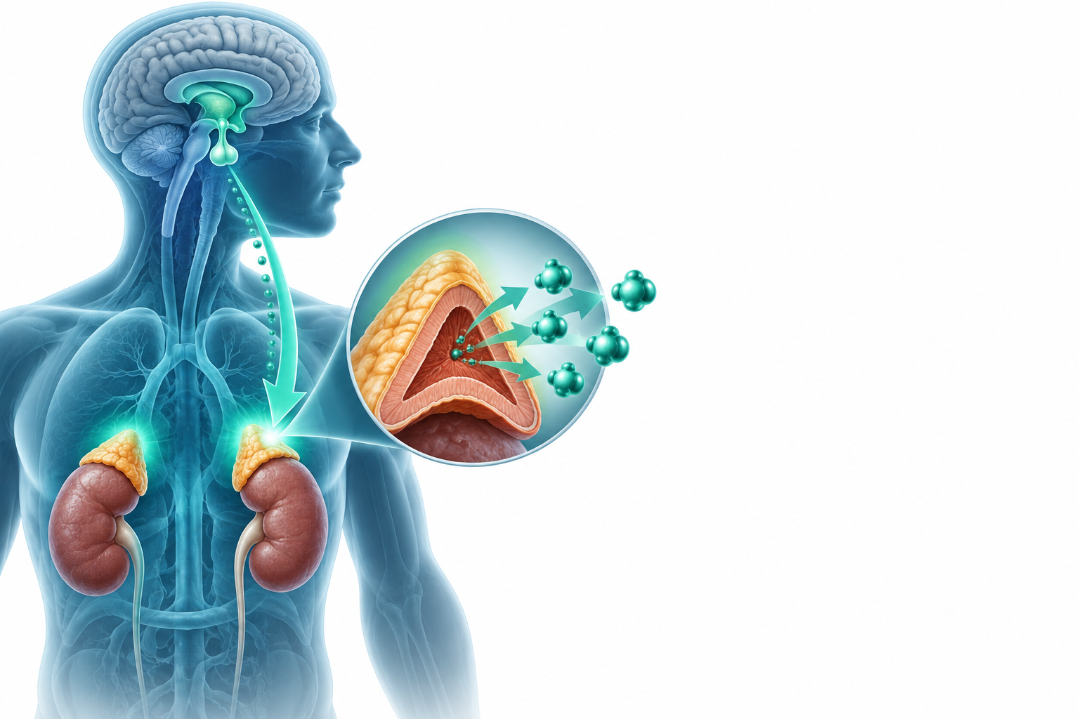 كورتيكوريلين | Corticorelin — رسم توضيحي لفئة موجه قشر الكظر