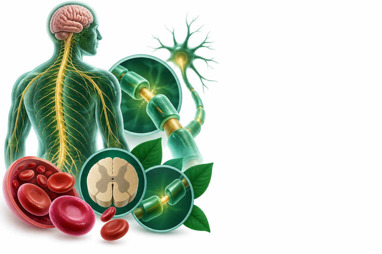 فيتامين ب1، ب6، ب12 | Vitamin B1, B6, B12 — رسم توضيحي لفئة نقص فيتامين ب 12