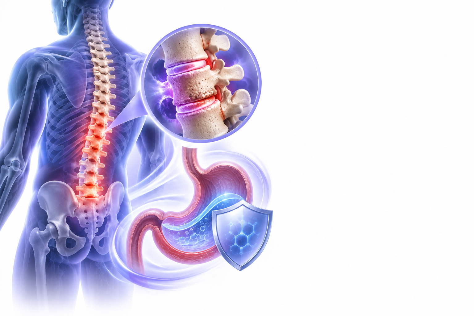 نابروكسن، ايزوميبرازول | Naproxen, Esomeprazole (magnesium trihydrate) — رسم توضيحي لفئة التهاب الفقار
