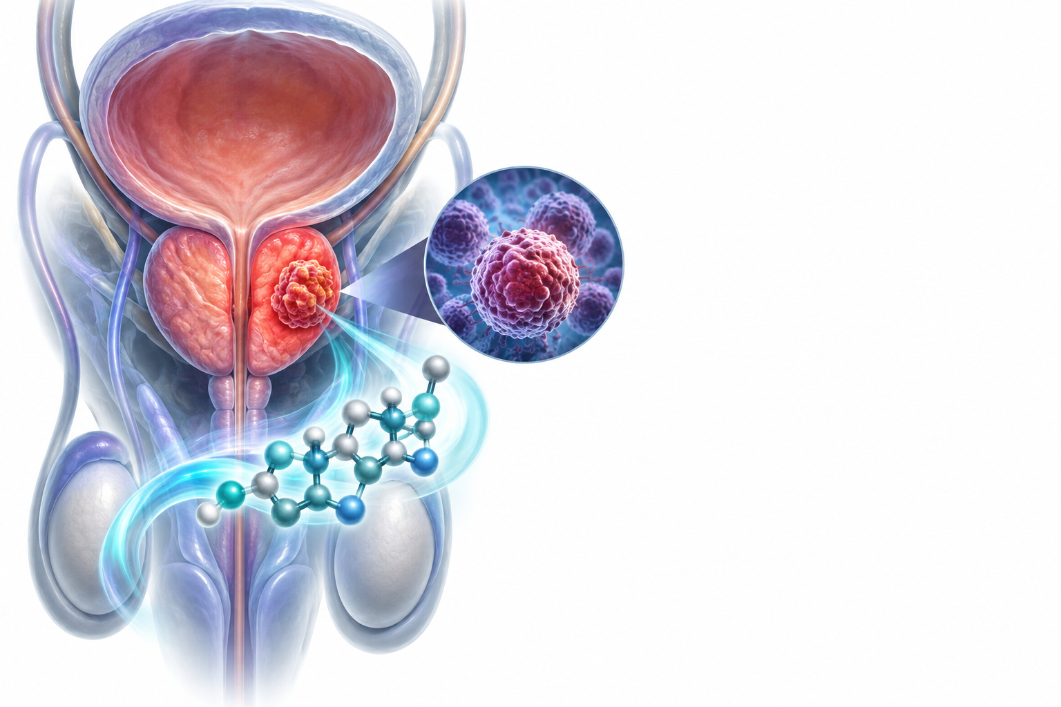 استراديول | Estradiol — رسم توضيحي لفئة سرطان البروستات