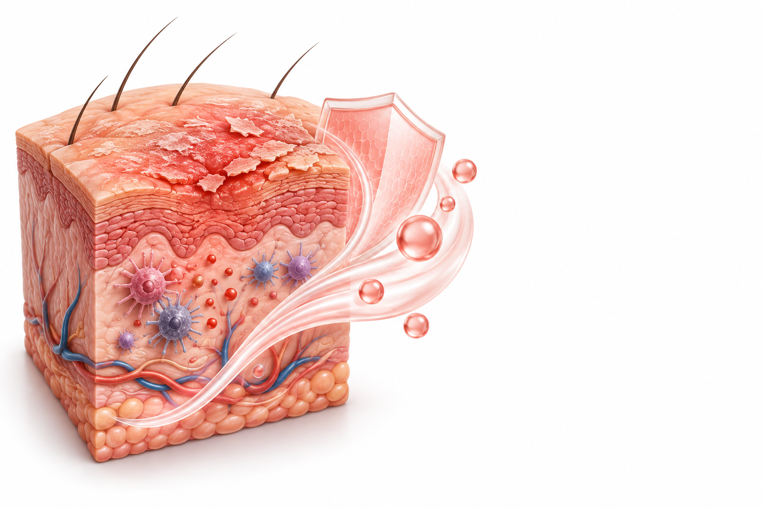 دوبيلوماب | dupilumab — رسم توضيحي لفئة التهاب الجلد التأتبي