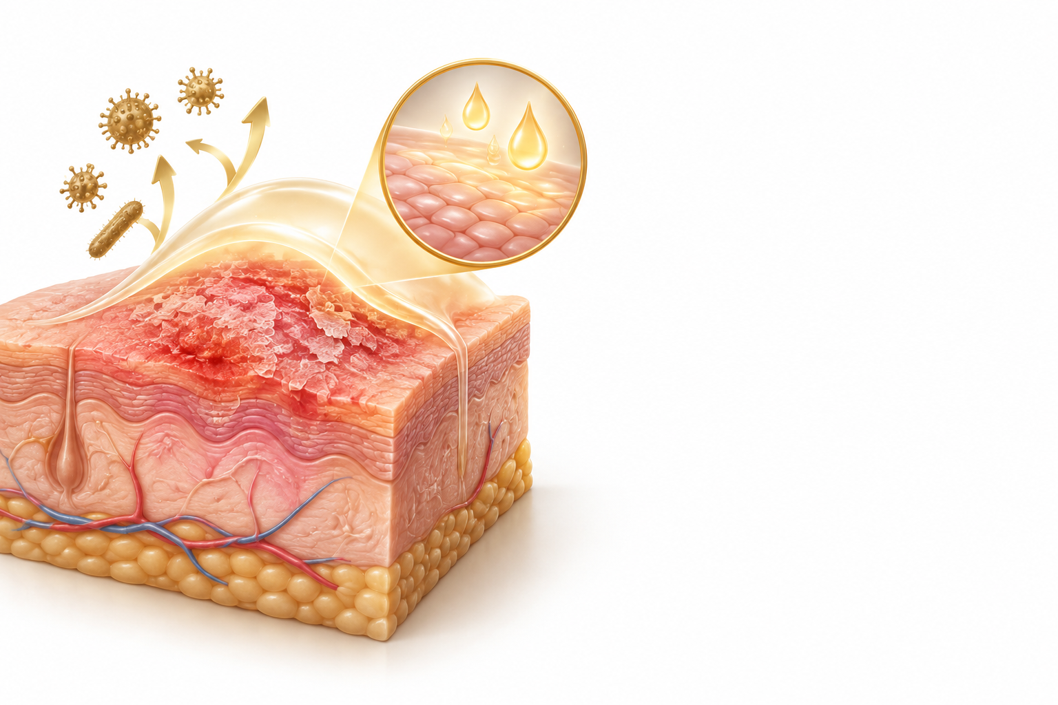 أسيتات الهيدروكورتيزون، كليوكوينول | Hydrocortisone acetate, clioquinol — رسم توضيحي لفئة إكزيمة منتبذة