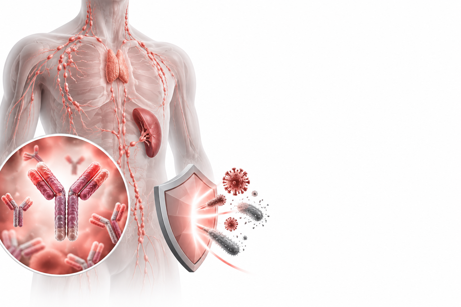 الغلوبيولين المناعي . | Immune Globulin — رسم توضيحي لفئة فقد غاما غلوبولين الدم