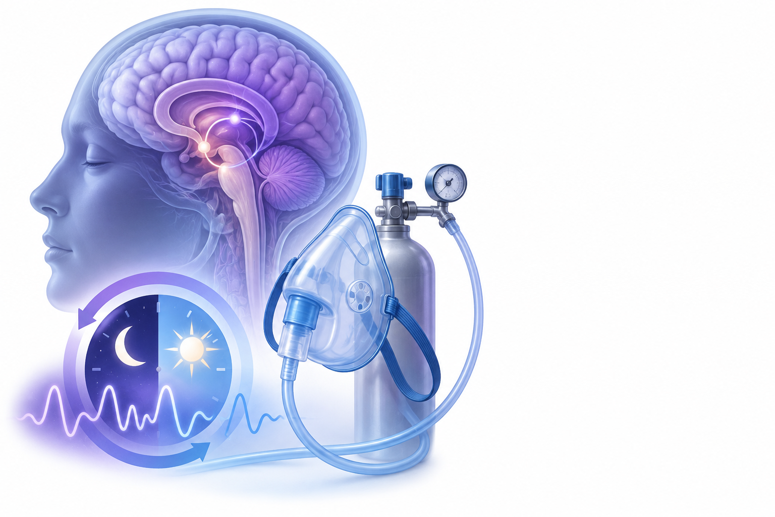 الأكسجين | oxygen — رسم توضيحي لفئة متلازمة عدم انتظام النوم-اليقظة