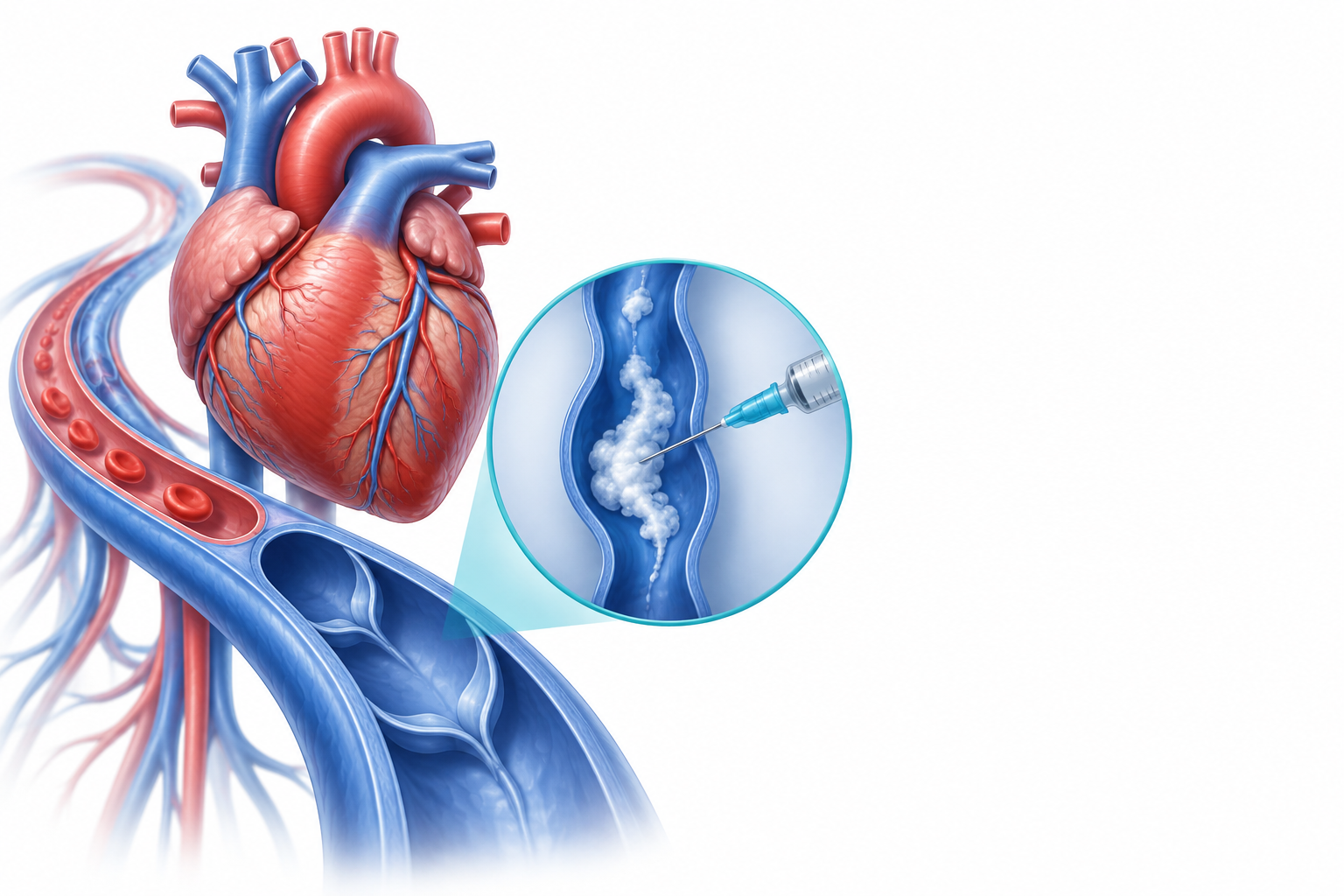 كبريتات رباعي ديسيل الصوديوم | Sodium Tetradecyl Sulfate — رسم توضيحي لفئة أدوية القلب والأوعية الدموية