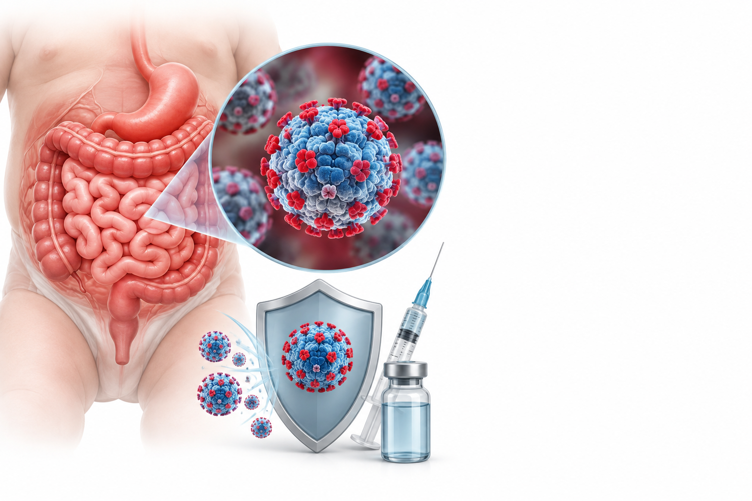 لقاح روتا فيروس” فيروس العجلية ” | Rota virus diarrhea vaccine — رسم توضيحي لفئة عدوى الفيروسة العجلية