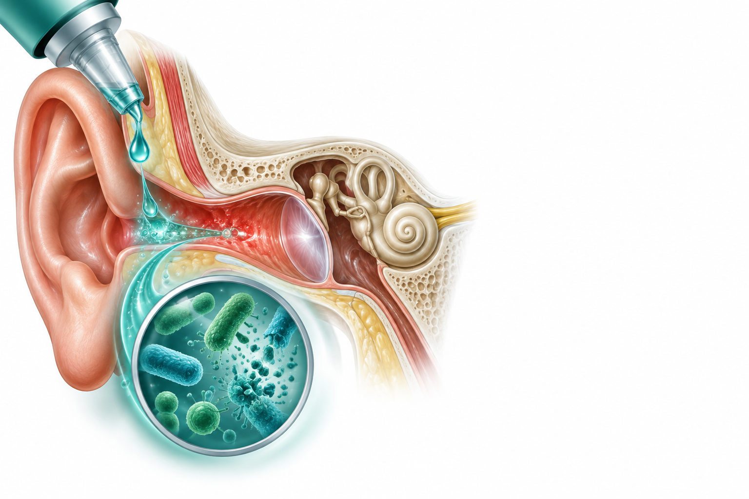 نيوميسين، ديكساميثازون، بوليميكسين ب | Dexamethasone, Neomycin, Polymyxin B — رسم توضيحي لفئة التهاب الأذن
