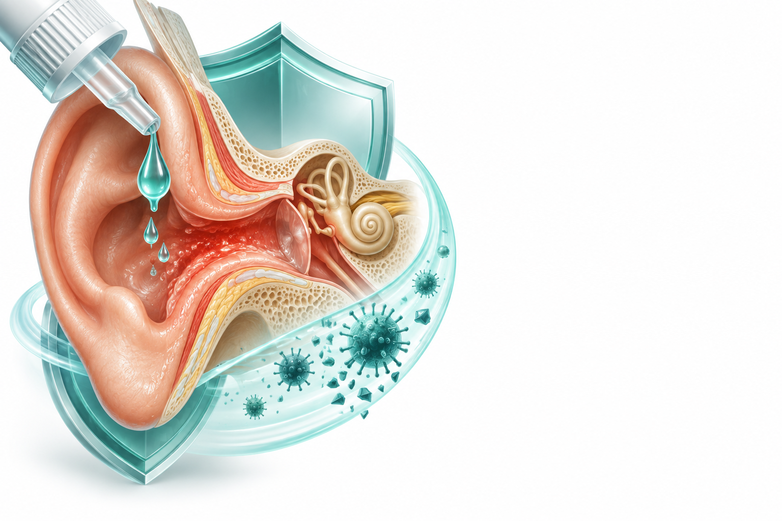 تتريزولين، جنتاميسين، ديكساميثازون | Tetryzoline, gentamicin, dexamethasone — رسم توضيحي لفئة التهاب الأذن
