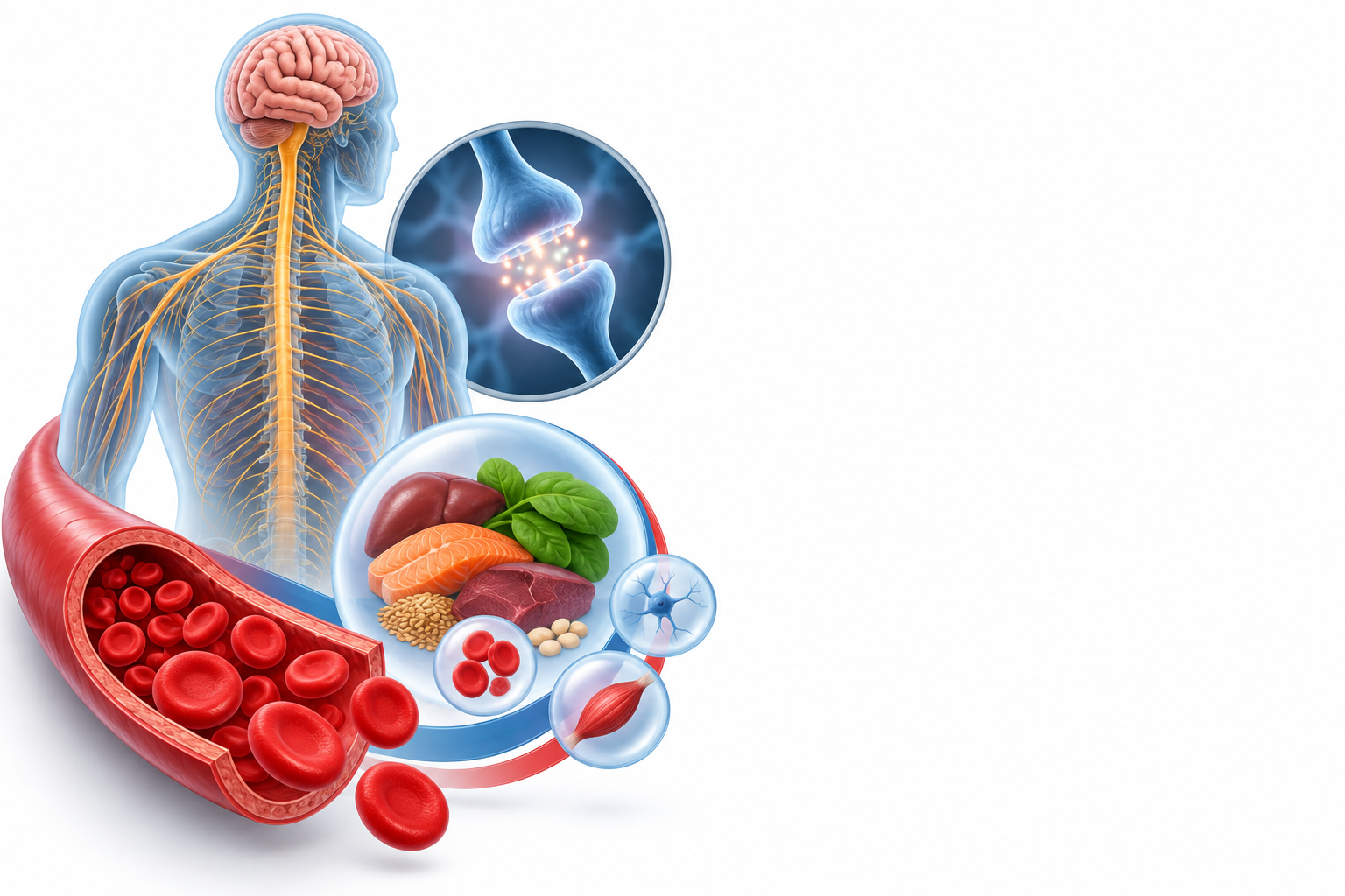 فيتامين ب المركب | Vitamin B Complex — رسم توضيحي لفئة نقص فيتامين ب المركب