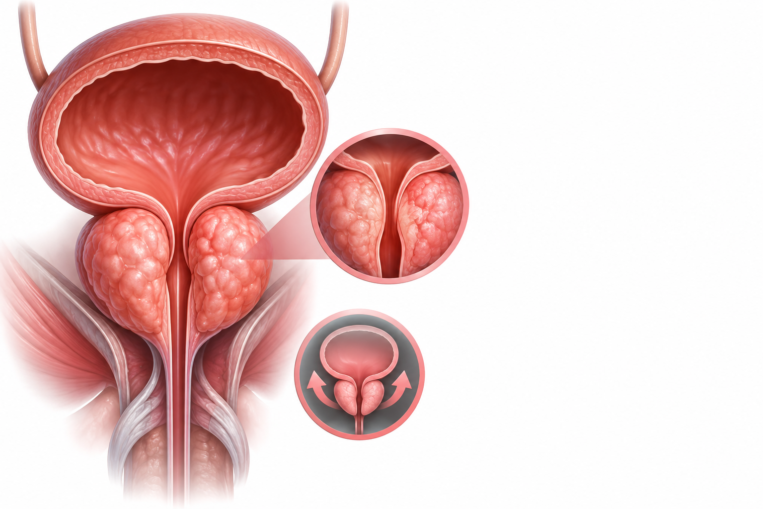 ألفازوسين | Alfuzosin — رسم توضيحي لفئة تضخم البروستات الحميد