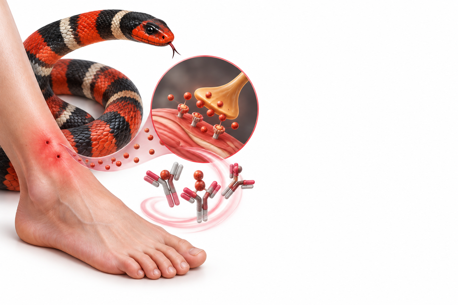 مضاد سم الحية المرجانية | Antivenin Micrurus Fulvius — رسم توضيحي لفئة سمم الحية