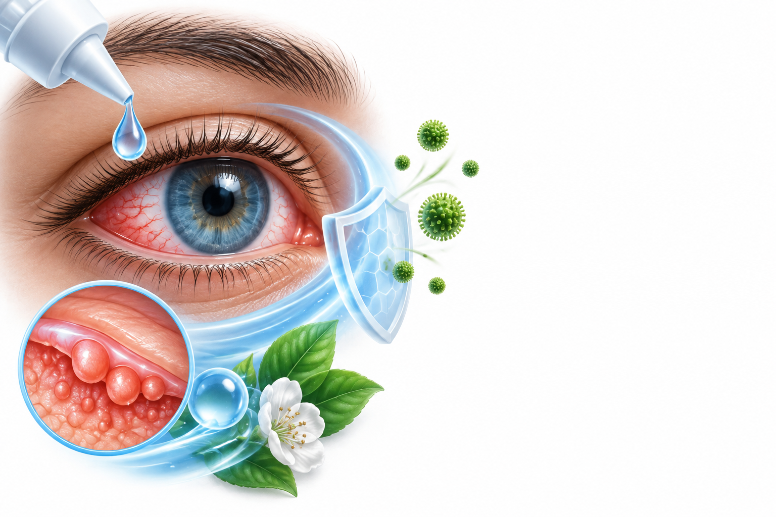 بريدنيزولون للعين | Prednisolone ophthalmic — رسم توضيحي لفئة رمد ربيعي