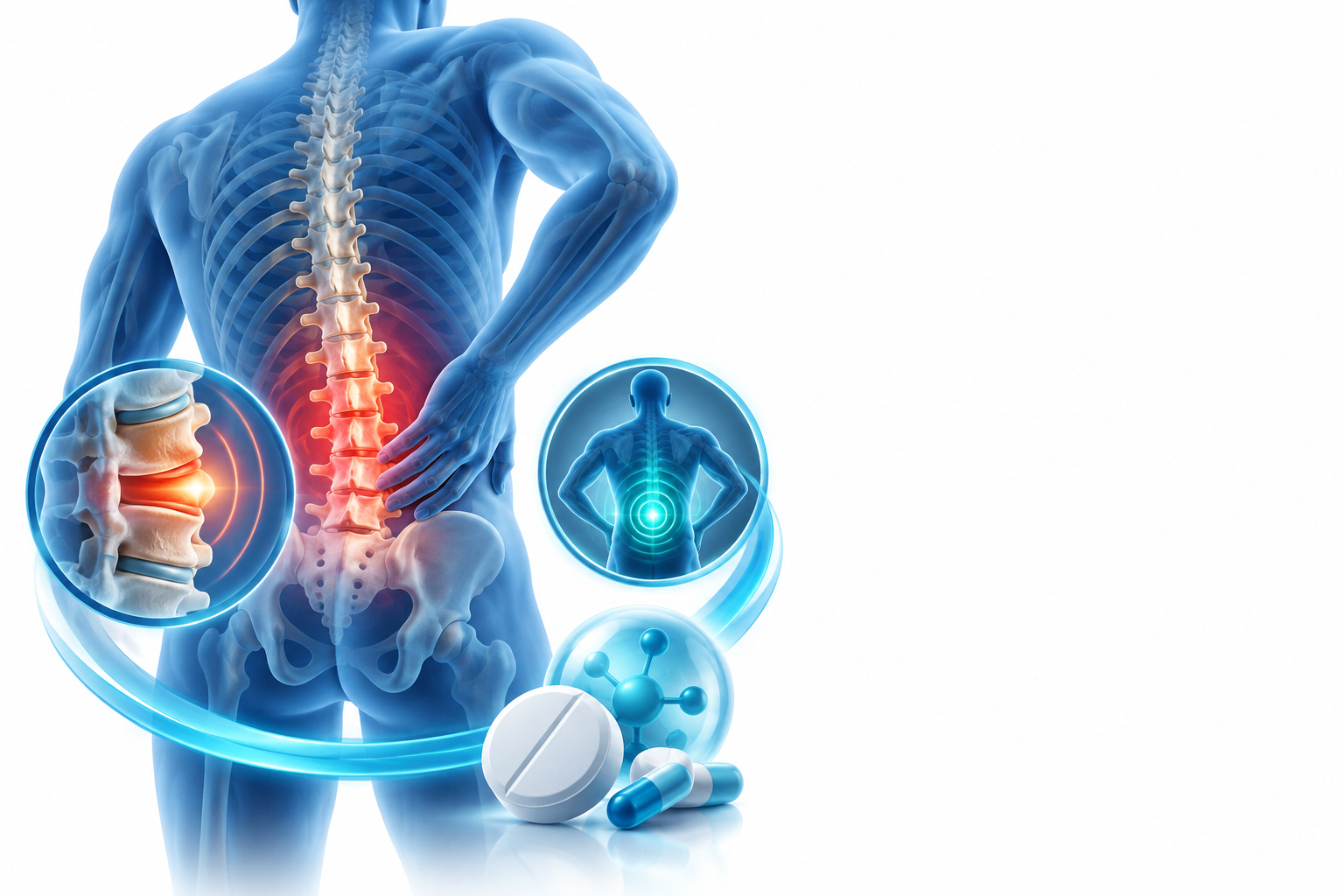 بوتالبيتال والأسبرين والكافيين | Butalbital , Aspirin , Caffeine — رسم توضيحي لفئة ألم الظهر المزمن