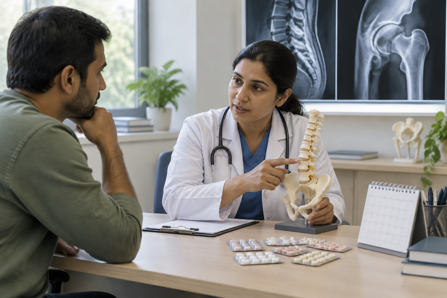 علاج السل العظمي بالمضادات المضادة للسل — صورة توضيحية للإجراء