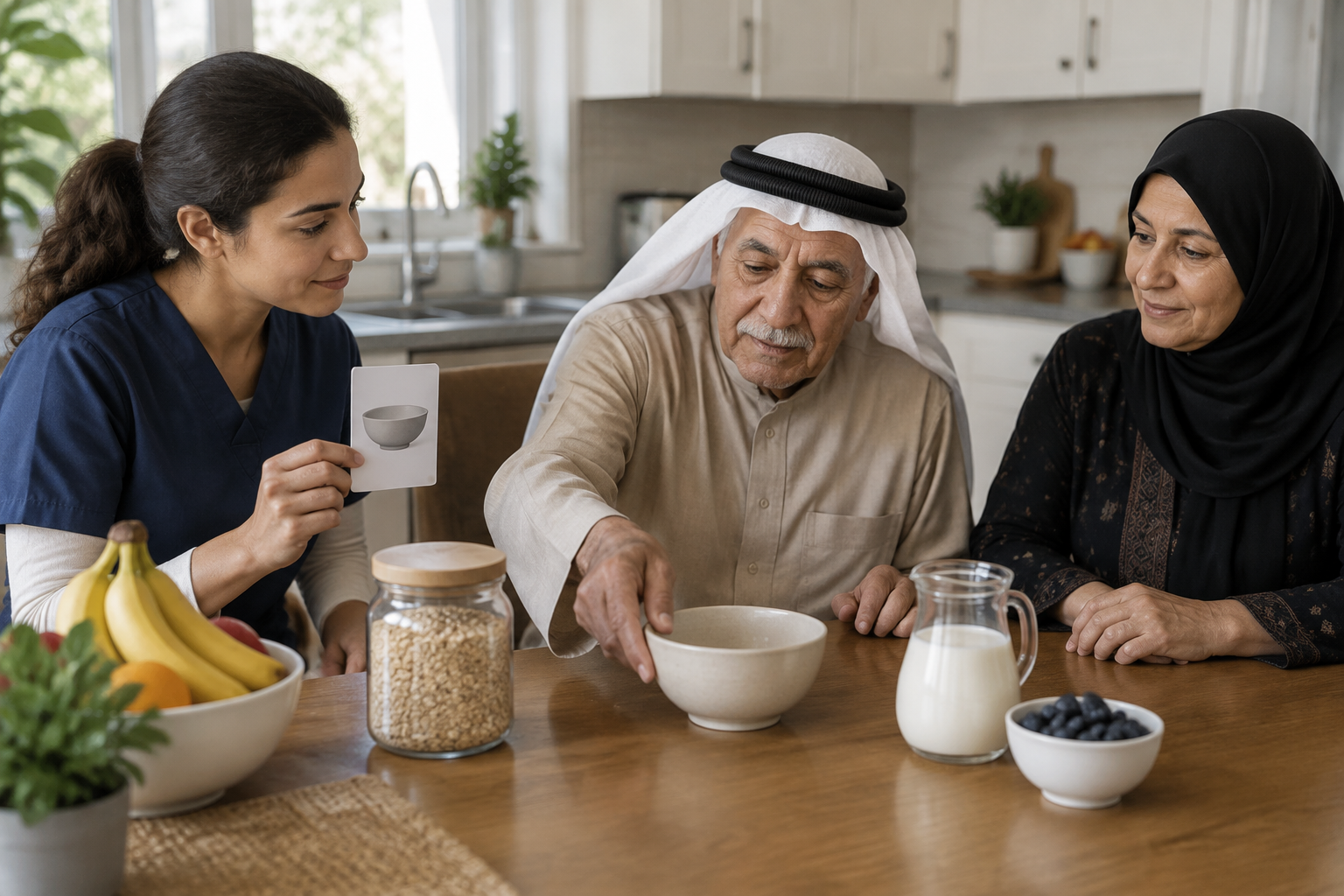 العلاج الوظيفي لتحسين الإدراك الوظيفي لدى كبار السن — صورة توضيحية للإجراء