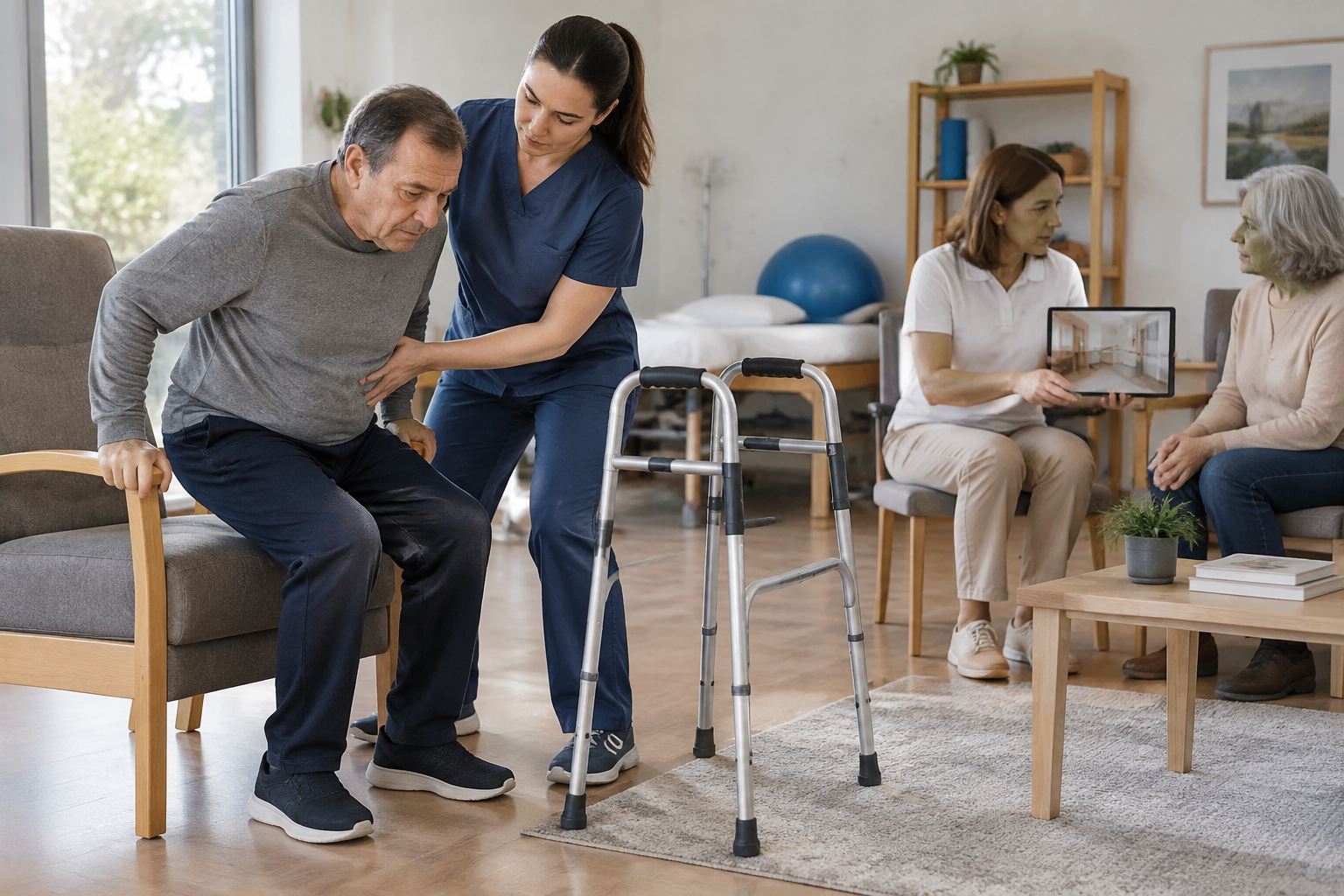 تأهيل الضمور الجهازي المتعدد — صورة توضيحية للإجراء