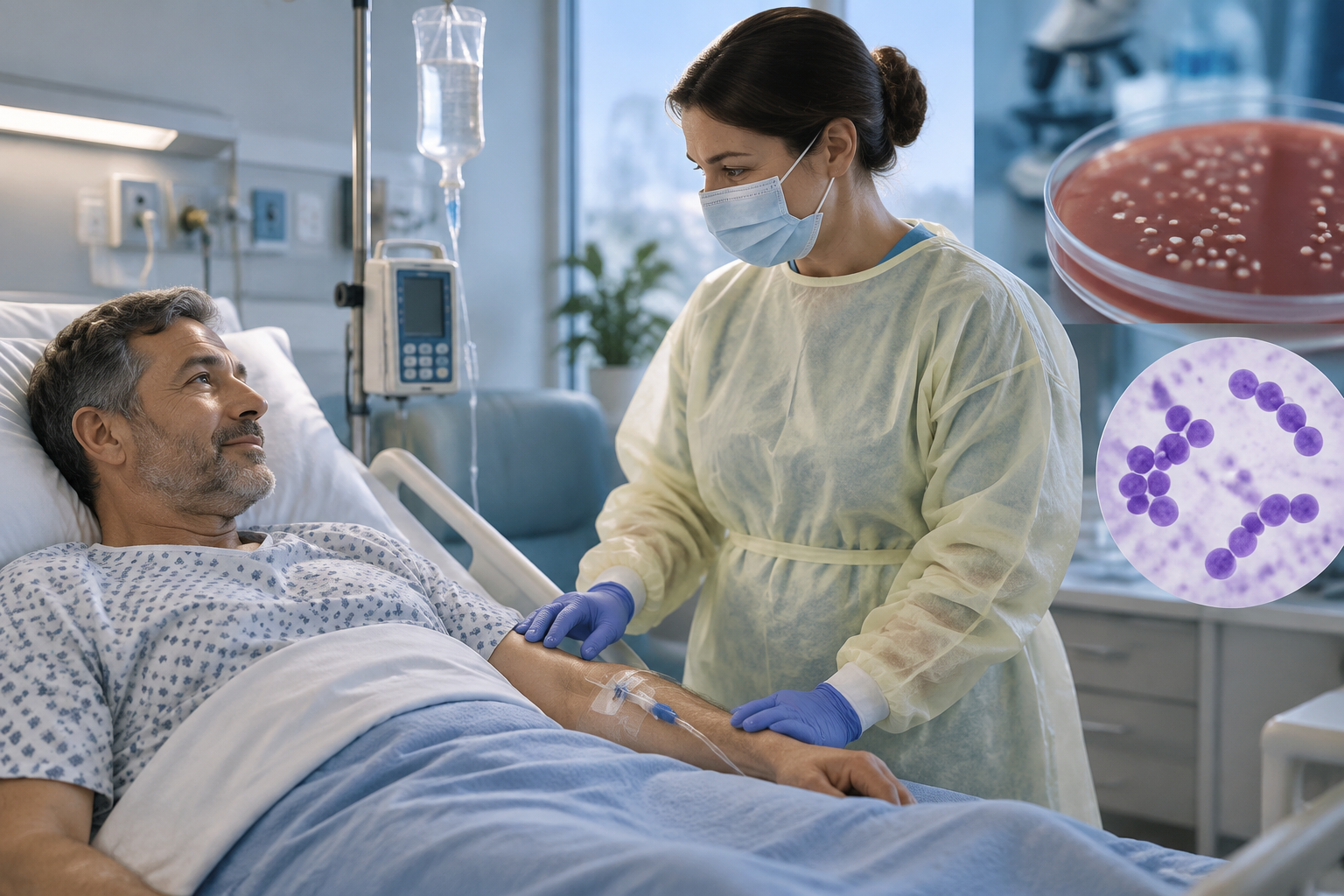 علاج عدوى المكورات المعوية المقاومة للفانكومايسين (VRE) — صورة توضيحية للإجراء