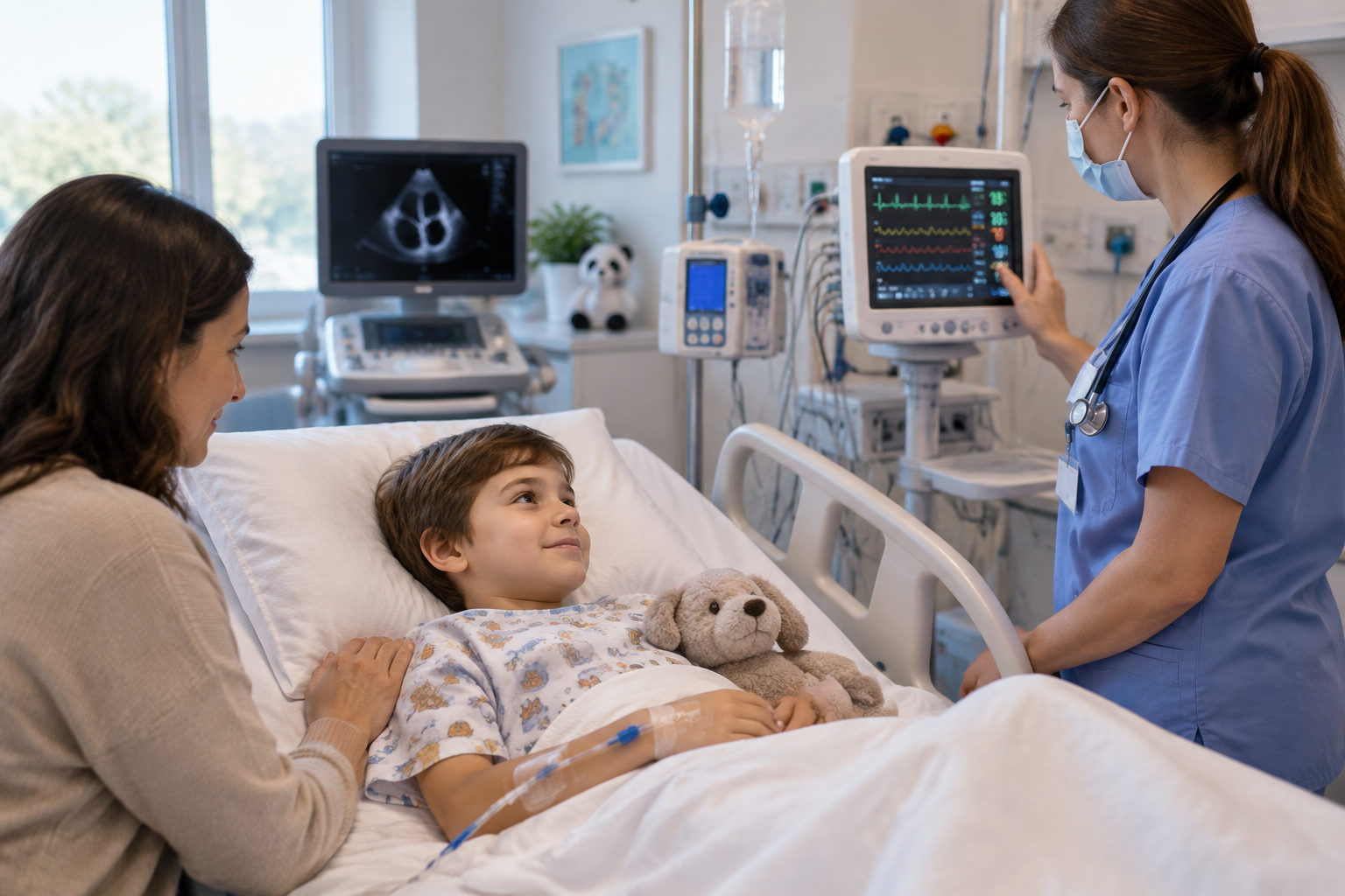 علاج المتلازمة الالتهابية متعددة الأجهزة عند الأطفال المرتبطة بكوفيد-19 (MIS-C) — صورة توضيحية للإجراء