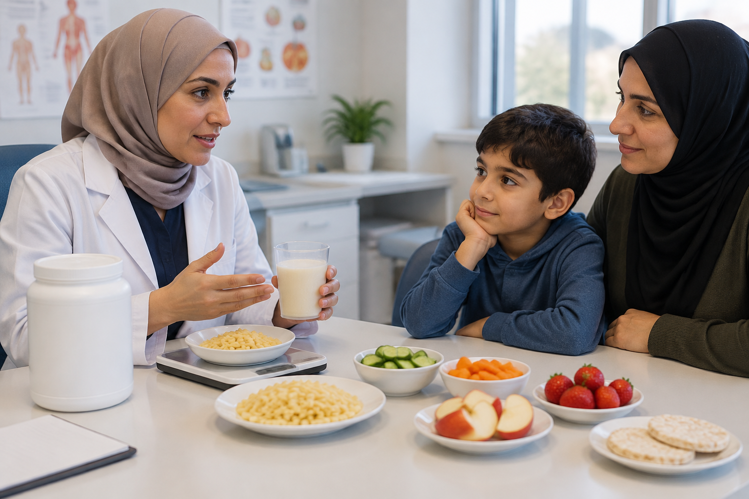 الحمية الغذائية المقيدة للأحماض الأمينية المتفرعة لداء بول القيقب المزمن — صورة توضيحية للإجراء
