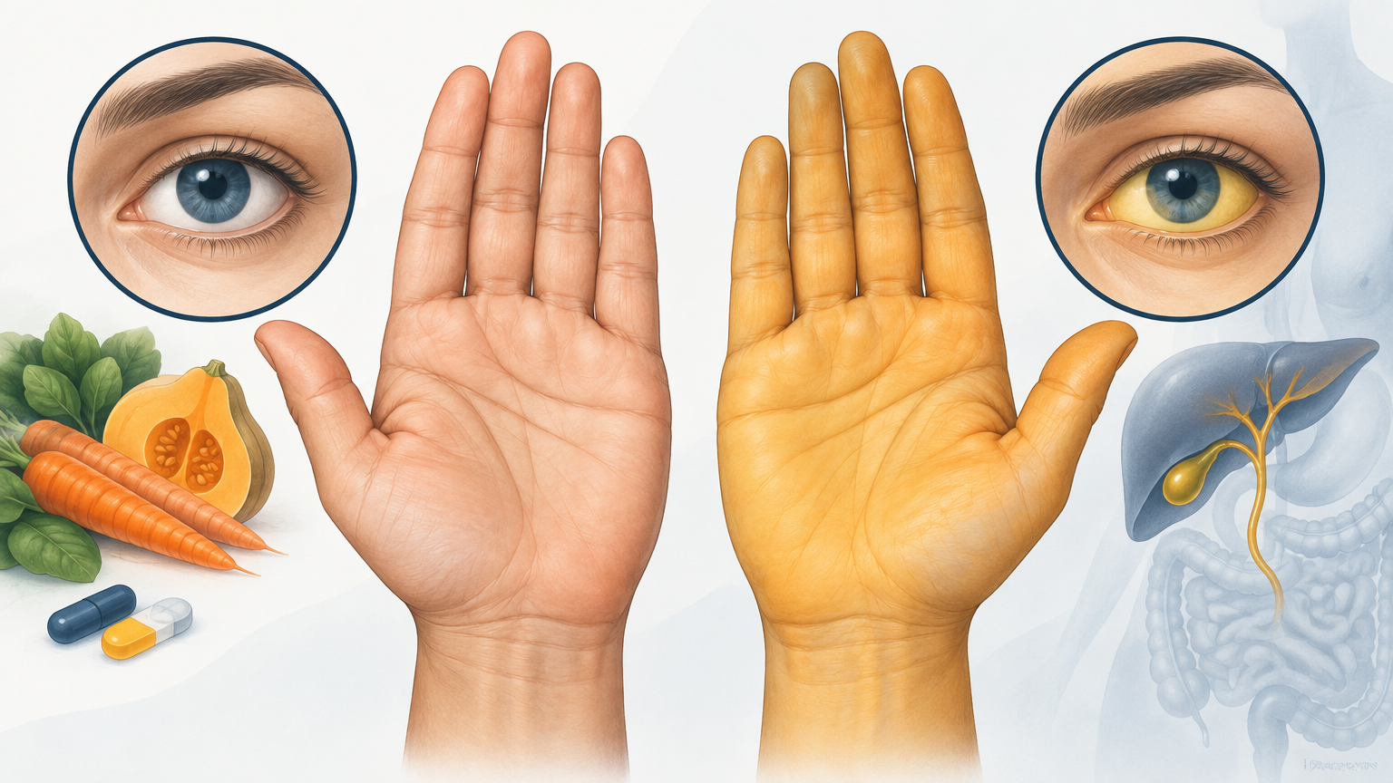 صورة توضيحية عن اصفرار الجلد | Xanthoderma — الجلدية والتجميل | فارماستان