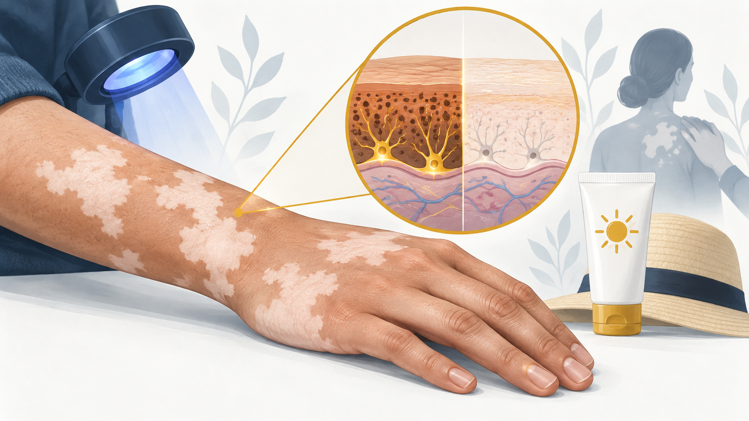 صورة توضيحية عن البهاق | Vitiligo — الجلدية والتجميل | فارماستان