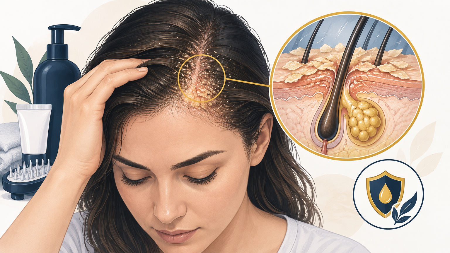 صورة توضيحية عن التهاب الجلد الدهني | Seborrheic Dermatitis — الجلدية والتجميل | فارماستان