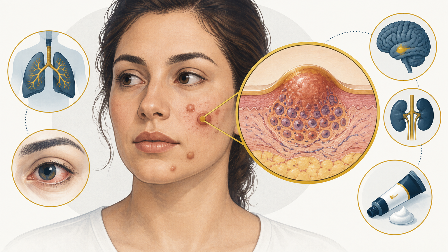 صورة توضيحية عن التهاب الجلد العقيدي | Dermatitis nodularis — الجلدية والتجميل | فارماستان
