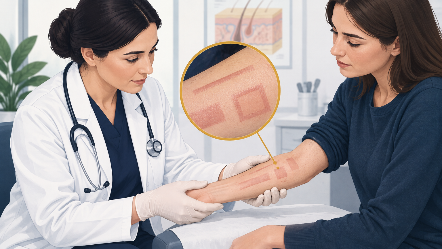 صورة توضيحية عن التهاب الجلد المفتعل | Dermatitis artefacta — الصحة النفسية والإدمان | فارماستان