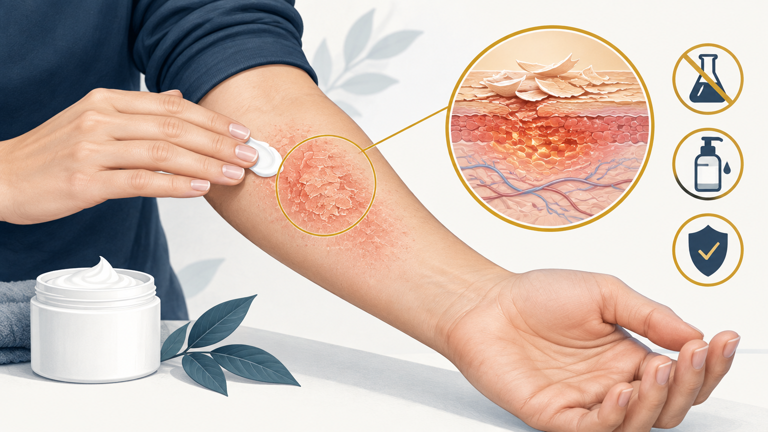 صورة توضيحية عن التهاب الجلد | Dermatitis — الجلدية والتجميل | فارماستان