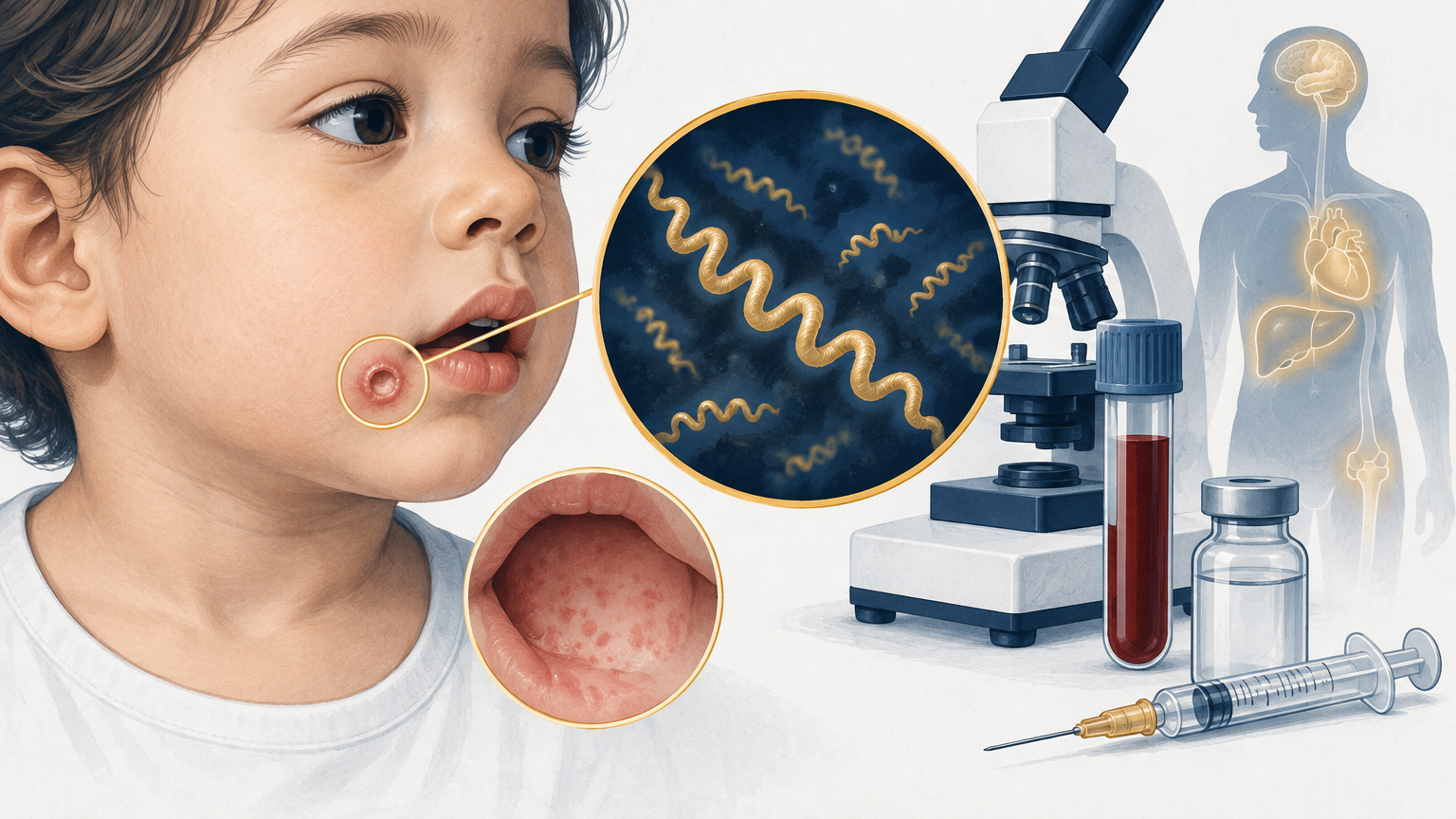 صورة توضيحية عن الزهري العرضي | Innocentum syphilis — الأمراض المعدية | فارماستان