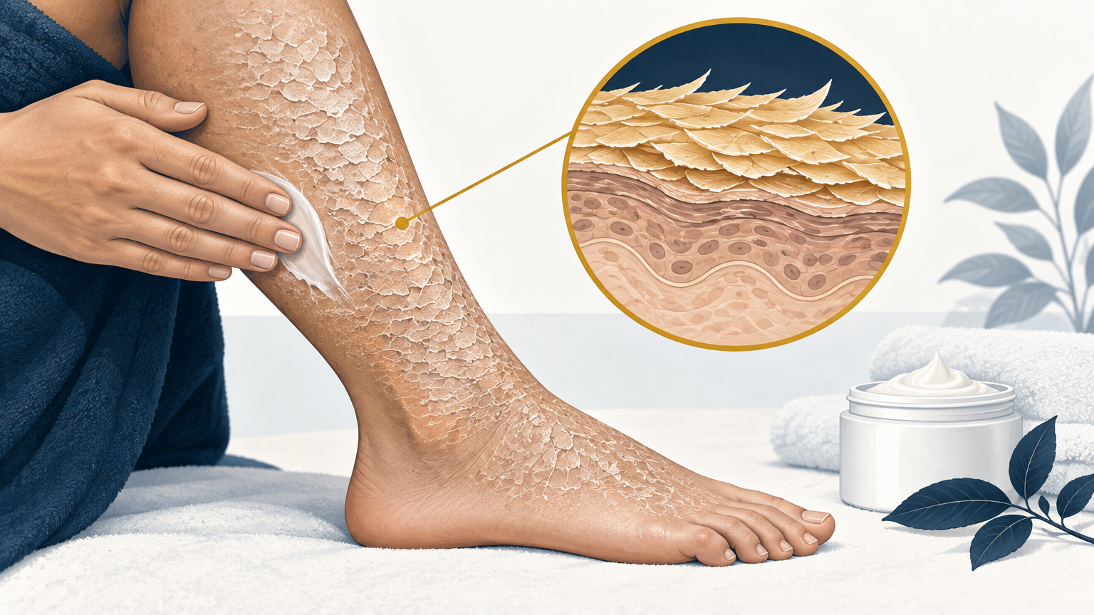 صورة توضيحية عن السماك | Ichthyosis — الجلدية والتجميل | فارماستان