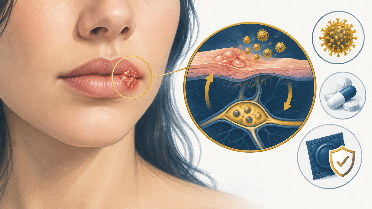 صورة توضيحية عن الهربس | Herpes — الأمراض المعدية | فارماستان