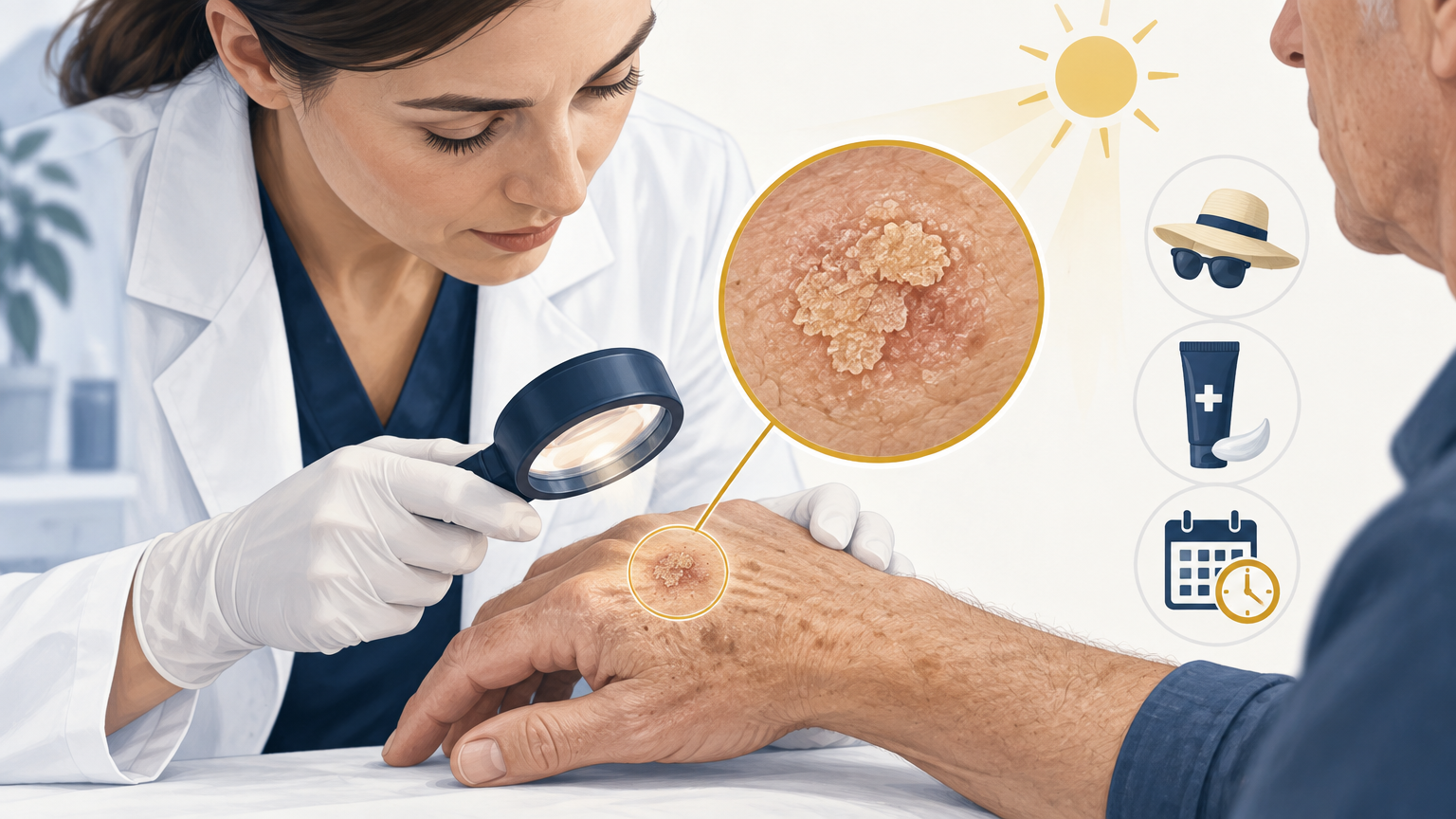 صورة توضيحية عن تنكس النسيج المرن السفعي | Actinic elastosis — الجلدية والتجميل | فارماستان