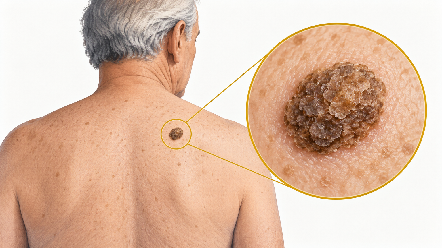 صورة توضيحية عن ثؤلول دهني | Seborrhoic wart — الجلدية والتجميل | فارماستان