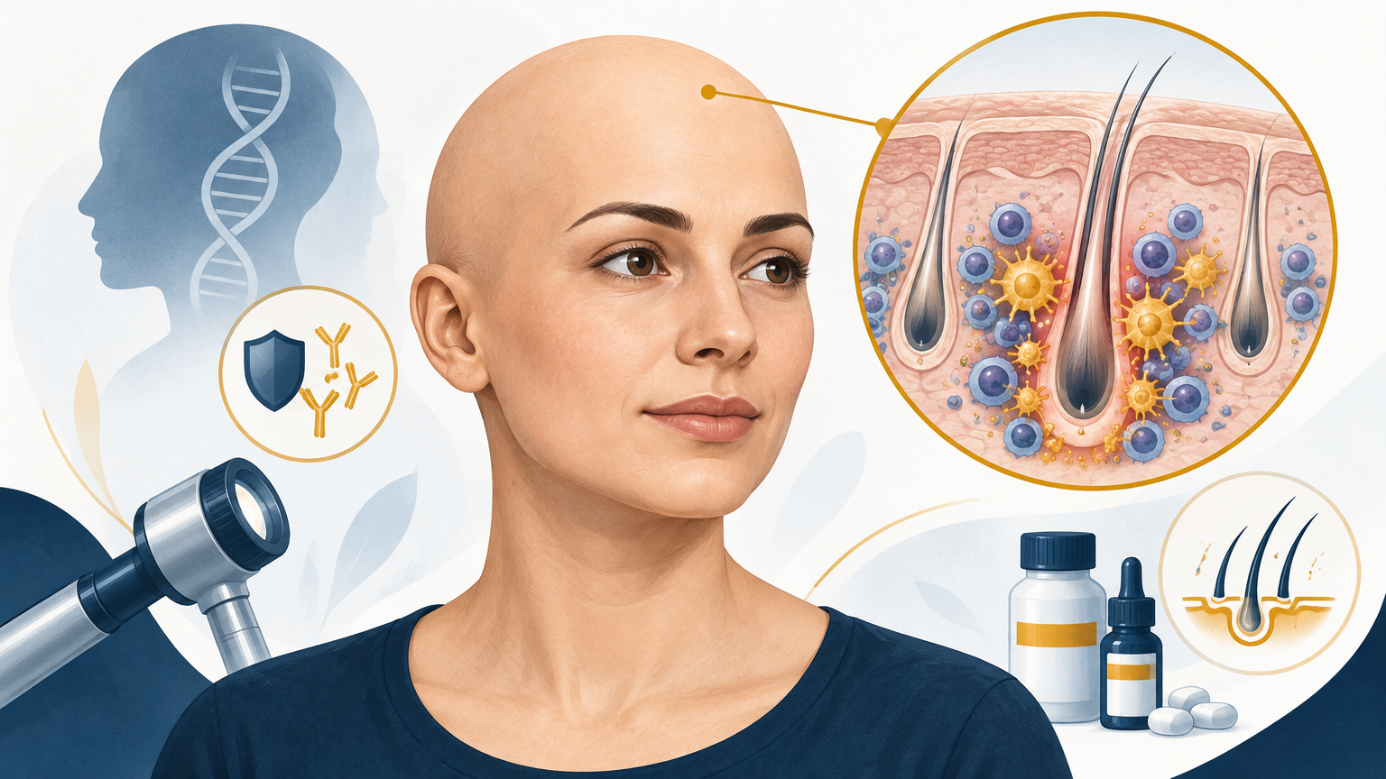 صورة توضيحية عن ثعلبة كلية | Alopecia totalis — الجلدية والتجميل | فارماستان