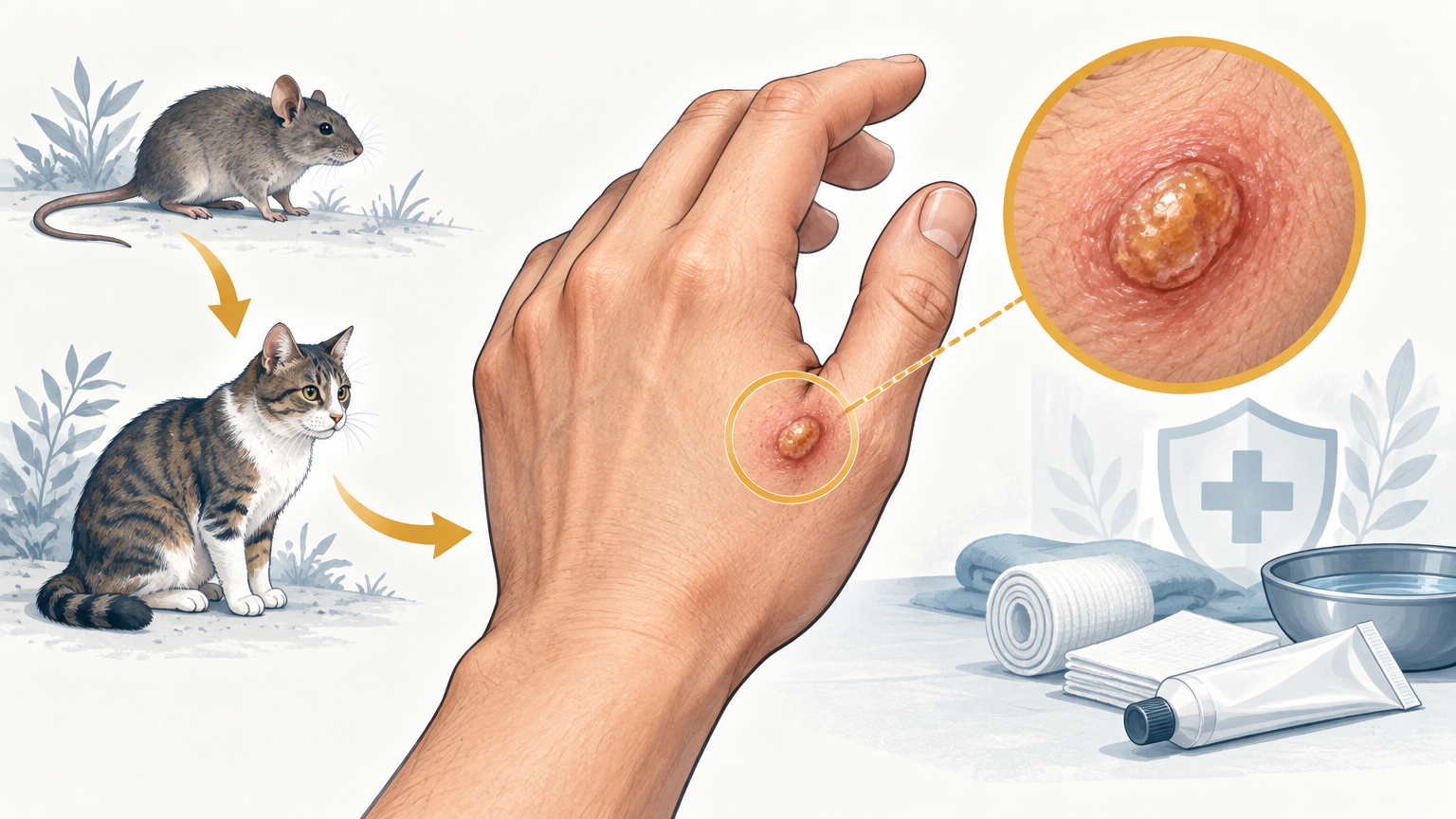 صورة توضيحية عن جدري البقر | Cowpox — الأمراض المعدية | فارماستان