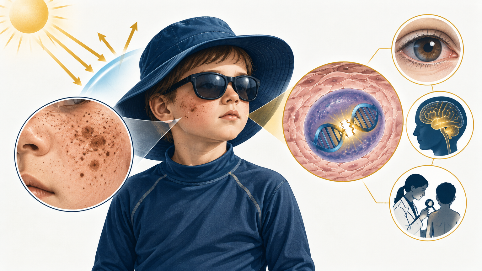 صورة توضيحية عن جفاف الجلد المصطبغ | Xeroderma pigmentosum — الجلدية والتجميل | فارماستان