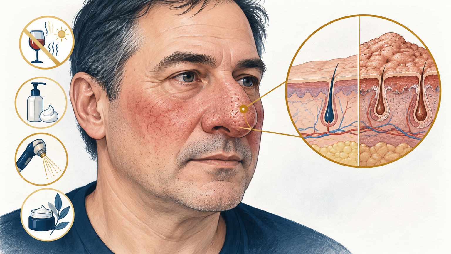 صورة توضيحية عن حب الشباب الوردي فايماتوس | Phymatosis — الجلدية والتجميل | فارماستان