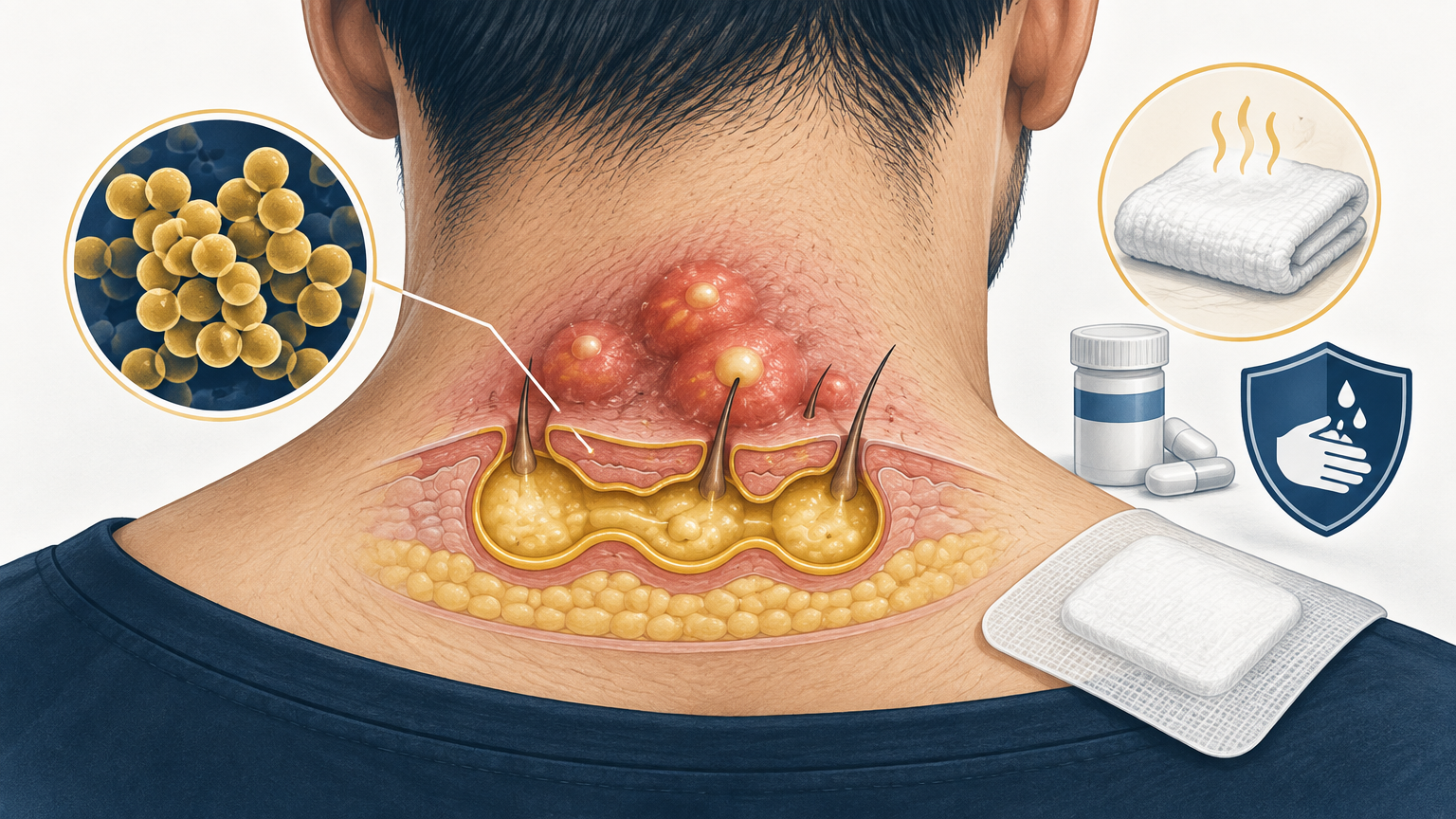 صورة توضيحية عن داء الجمرات | Carbunculosis — الجلدية والتجميل | فارماستان