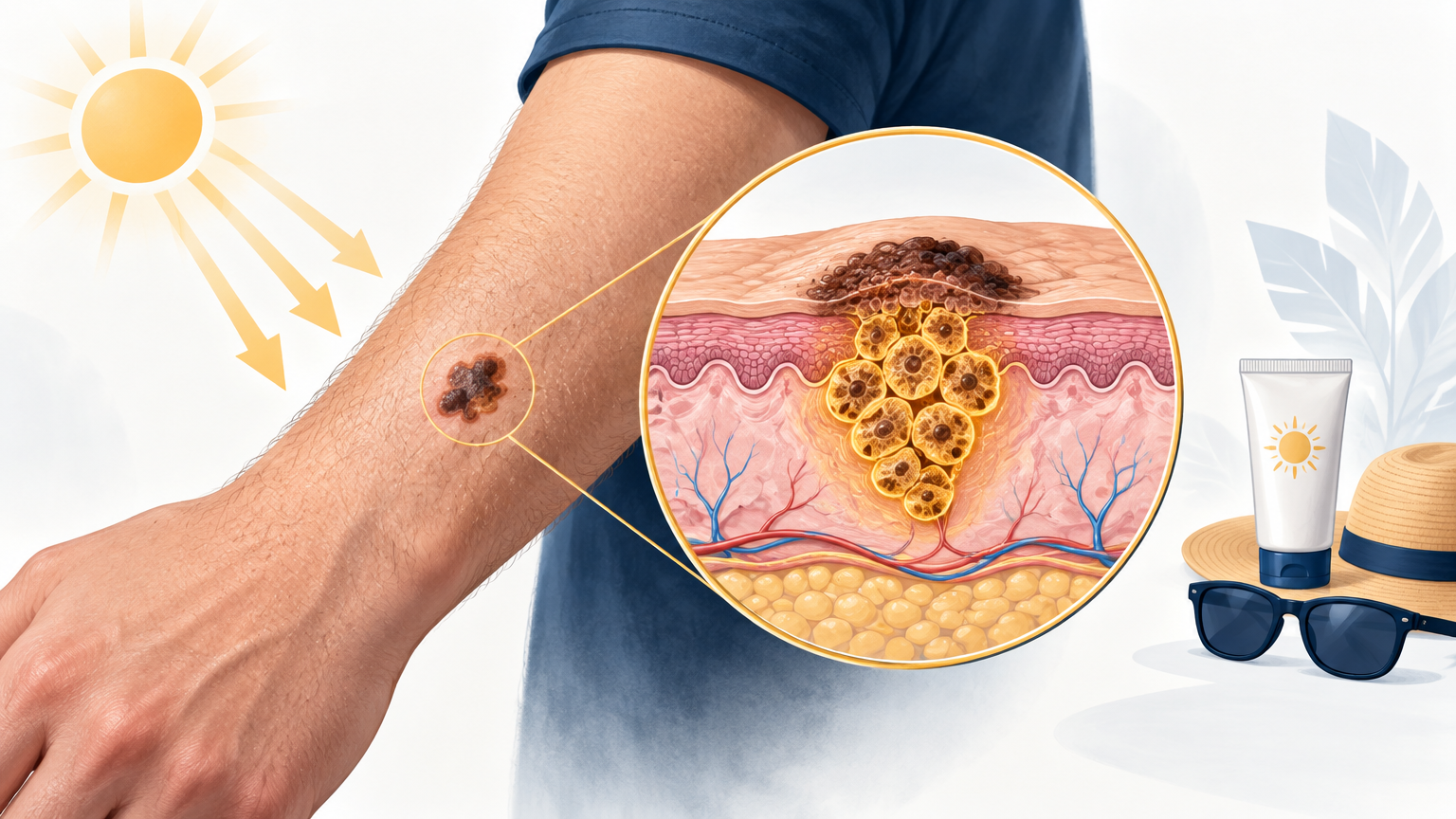 صورة توضيحية عن سرطان الجلد | Skin Cancer — الأورام و السرطان | فارماستان