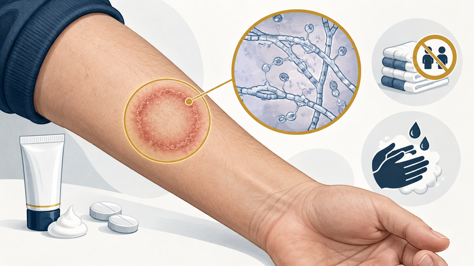 صورة توضيحية عن سعفة | Ringworm, tinea — الجلدية والتجميل | فارماستان