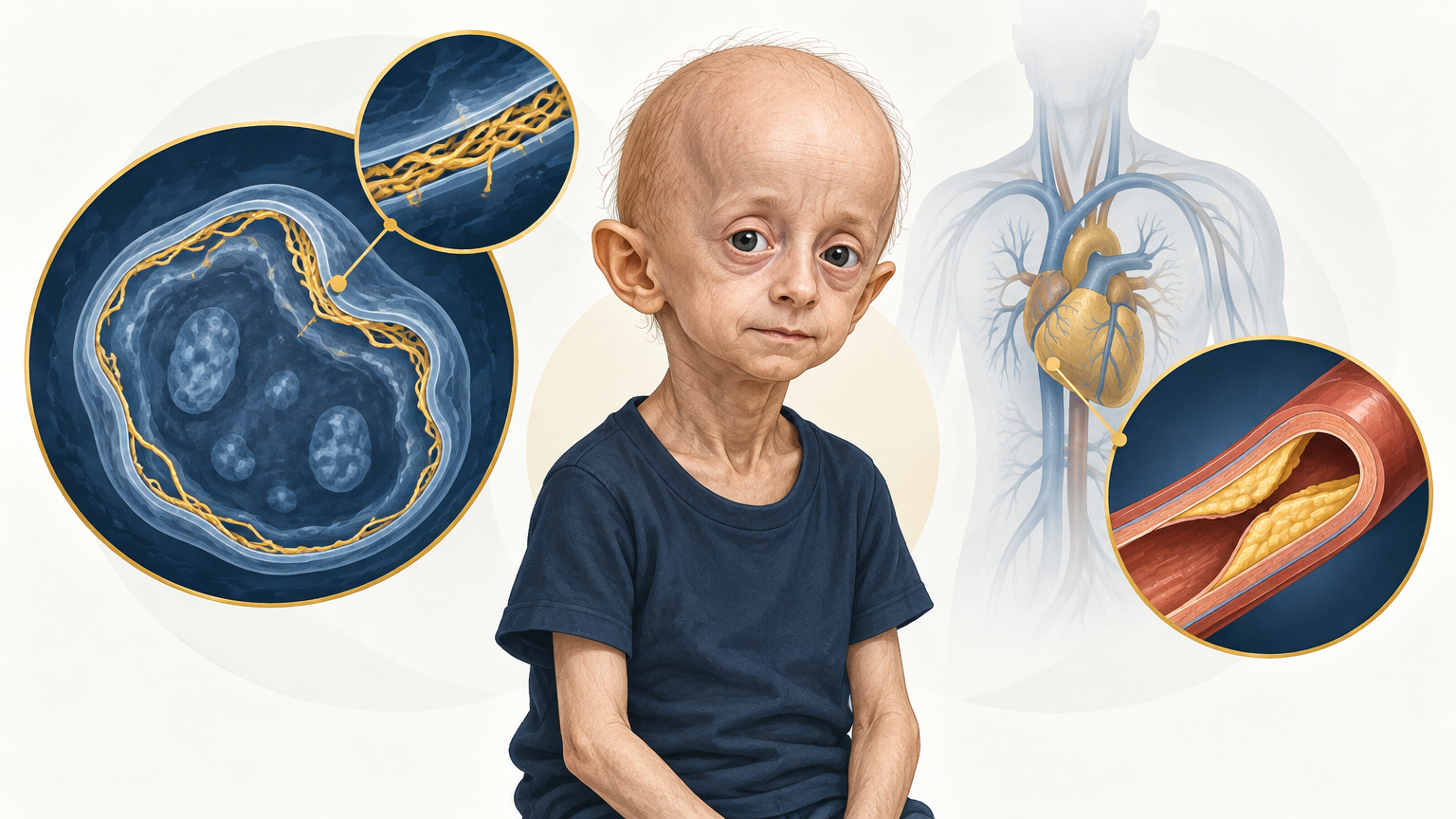 صورة توضيحية عن شيخوخة | Progeria — الأمراض النادرة | فارماستان