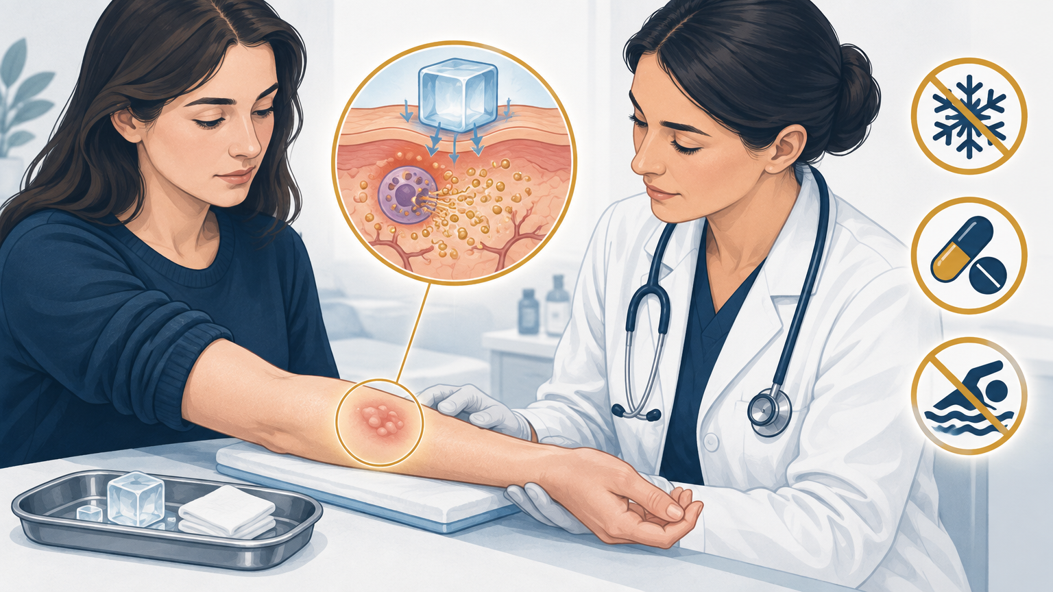 صورة توضيحية عن ما هو شرى البرد وعلاجه — الجلدية والتجميل | فارماستان