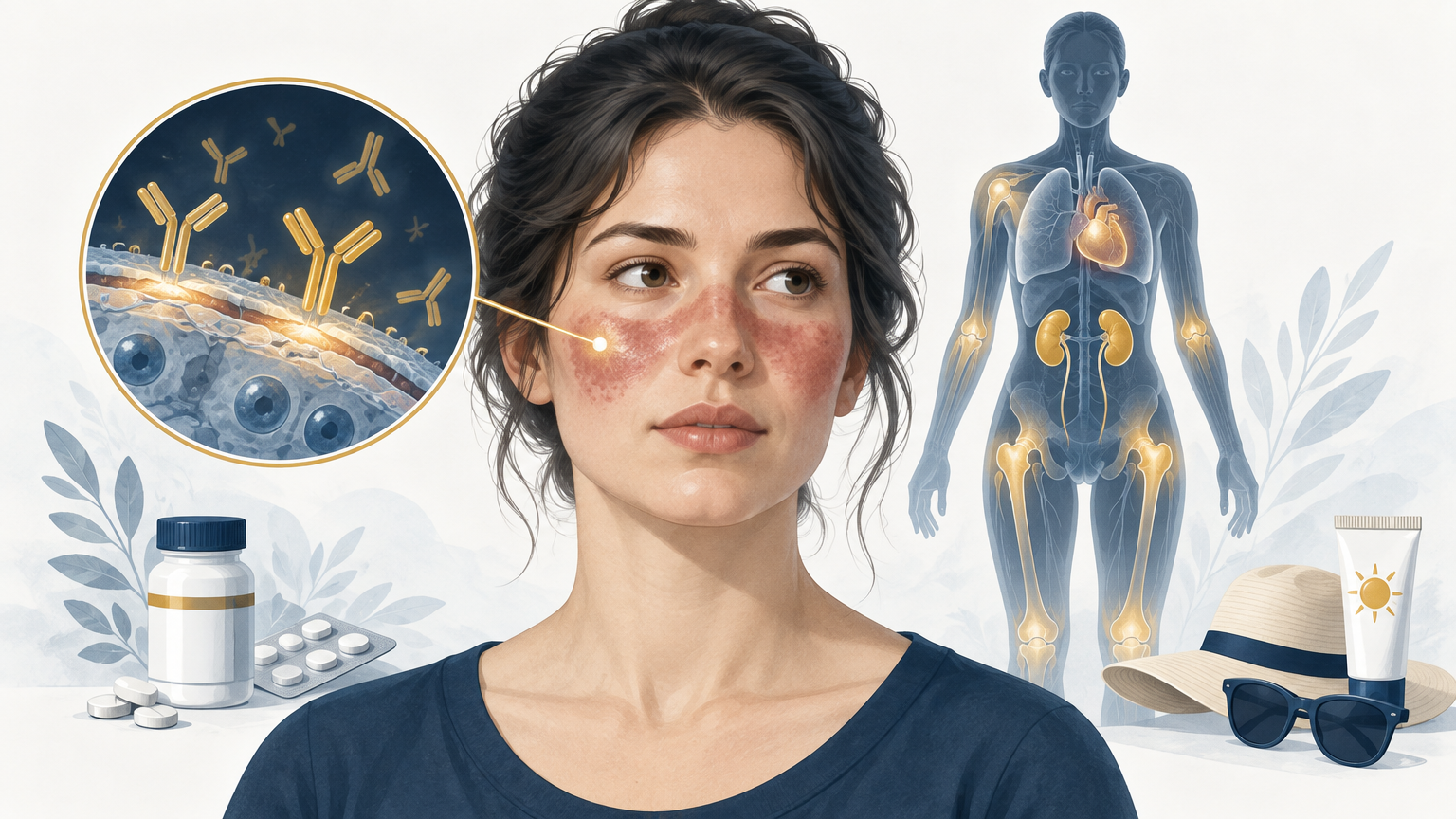 صورة توضيحية عن مرض الذئبة الحمراء | Lupus — الجهاز المناعي | فارماستان