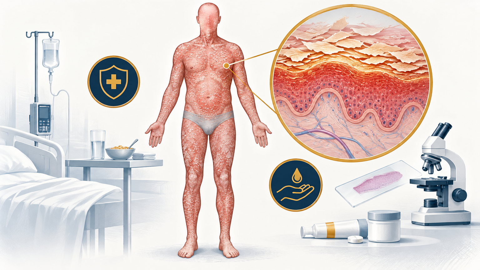 صورة توضيحية عن مرض لاينر | Leiner disease — الجلدية والتجميل | فارماستان