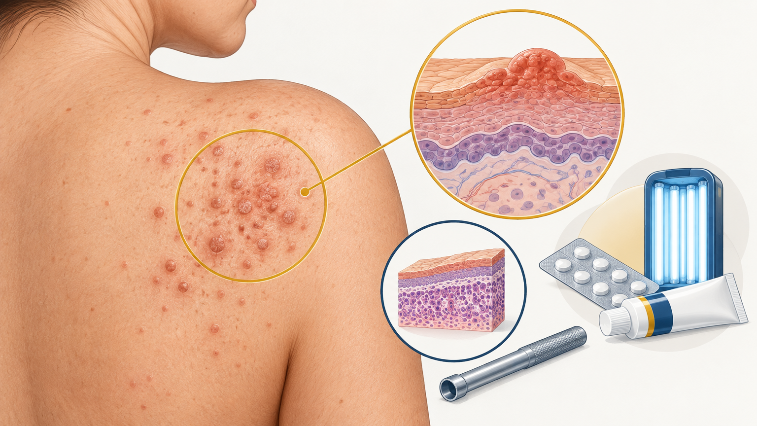 صورة توضيحية عن نخالية حزازية | Pityriasis lichenoides — الجلدية والتجميل | فارماستان
