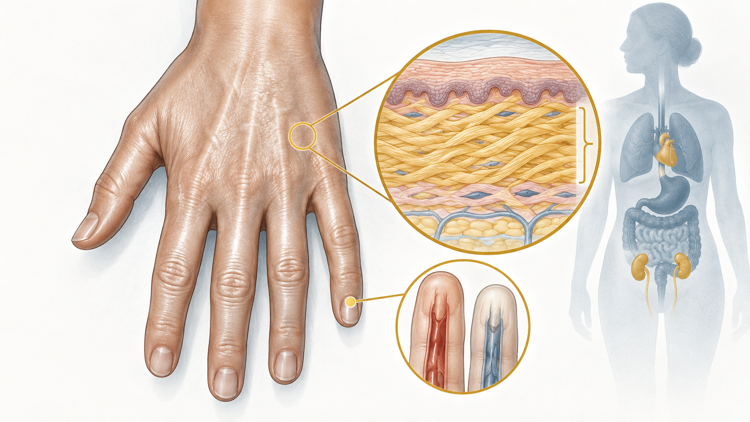 صورة توضيحية عن وذمة صلبة | Scleroedema — الجلدية والتجميل | فارماستان