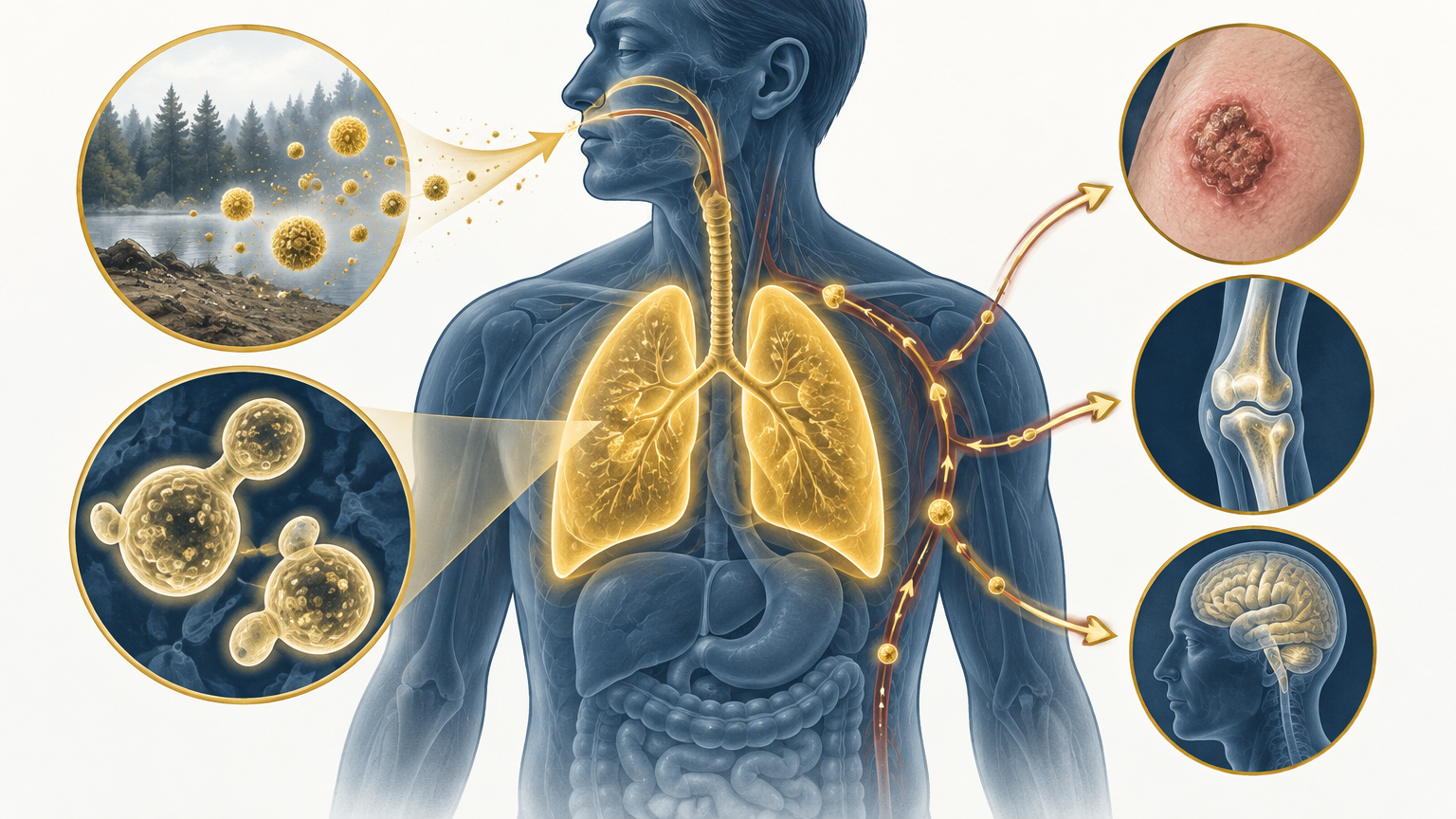 صورة توضيحية عن Blastomycosis | الفطار البرعمي — الأمراض المعدية | فارماستان